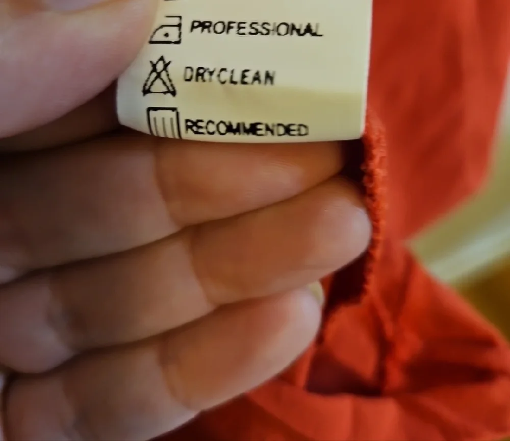 MISSLOOK Rust Orange Cotton Dress With 1/2 Sleeves And Pockets Size LARGE - Picture 6 of 11